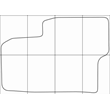 CHEVROLET CAPTIVA 2012-16  Vector patterns for car mats