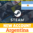 ⭐️ New Steam account (🇦🇷ARGENTINA) CHANGE MAIL+$BONUS