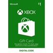 Xbox Gift Card 1 USD United States