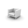 Model armchair №4 format 3D-MAX