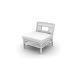 Model armchair №6 format 3D-MAX