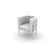 Model armchair №25 format 3D-MAX
