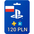 PSN 120 ZLOTY POLAND PLN + 0% CARD