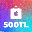 🍎iTUNES 500 TL💳Gift card Apple ID Turkey AppStore TRY
