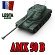 AMX 50 B in the hangar ✔️ WoT CIS