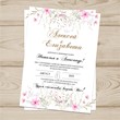 Template of the invitation to the wedding  №502