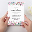 Template of the invitation to the wedding  №504