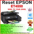 RESET EPSON ET4550 RED LIGHT ERROR FIX 100% SEND EMAIL
