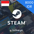 Подарочная карта Steam на 8000 индонезийских рупий🔑⚡️