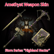 Diablo IV Amethyst Weapon Skin Code