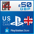 🔻PSN 50 GBP (GBP) UK  Gift-Card