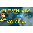 ElevenLabs AI Creator plan  Лицевой счет 1 месяц