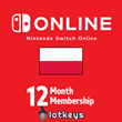 🇵🇱Nintendo Switch Online 12 Month (Poland)🇵🇱
