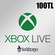 Подарочная карта Xbox Live на 100 турецких лир/турецких