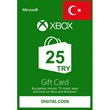 XBOX GIFT CARD - 25₺ TRY TL LIRA (TURKEY) 🇹🇷🔥TR TUR