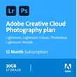 🅿️ ADOBE CREATIVE CLOUD PHOTOGRAPHY PLAN (12 MONTHS)