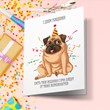 Birthday card No. Dog