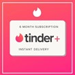 TINDER PLUS PROMO CODE 6 MONTH(No VPN Required, Global)
