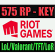 575 RIOT POINTS ✅ LoL/VALORANT/TFT/LOR ✅ GLOBAL 🔥