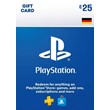 PSN PLAYSTATION CARD 25 EUR EU 🇩🇪🔥GERMANY DE GER