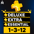 🅿Ps plus|Essential Extra Deluxe|1-3-12|Ea Play 1-12❤️