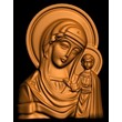 3D model of Orthodox icon of Kazan Mother of God