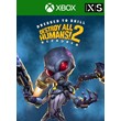 🔥DESTROY ALL HUMANS! 2 REPROBED DRESSED TO SKILL XBOX