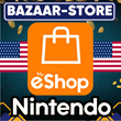 🚀AUTO Nintendo eShop Gift Card 20*25*50*100 Switch USD
