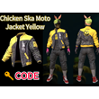 🔑PUBG SKIN 🐾Chicken Ska Moto Jacket Yellow