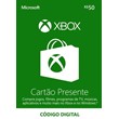Xbox Live Gift Card 60 BRL 💳🎮