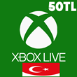 🔴Xbox Live Gift Card🔴TURKEY✅50 TRY✅Fast Deliver