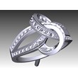 Finished jewelry model prototaypinga 2 Ring