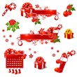 Christmas vector cliparts (Illustrator) have thumbs