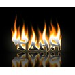 Image burning with the name Tanya Desktop 1280x1024