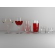 Glasses, cups and wine glasses