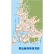 Vector map of the streets of Vladivostok Chinese (.cdr)