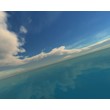 Screen saver. Ocean in 3D