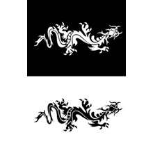 AVTOtatu Dragon, vector (Corel Draw).
