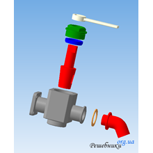 Assembly drawing (drain valve)