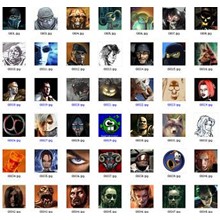 Biggest collection of 333 avatars.