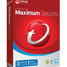 Trend Micro Maximum Security 1year/3 PC (Turkey) key