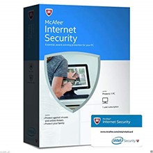 McAfee Internet Security 3 устройство 1 год RU/EN