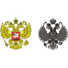 Герб Российской Федерации в векторе