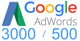 Account with coupon Google Ads (Adwords) 3000/500 ruble