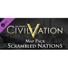Sid Meier´s Civilization V: Scrambled Nations Map STEAM