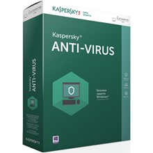 KASPERSKY Anti-Virus RENEWAL 2 PC 1 year RUSSIA