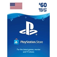 Карта PlayStation Network (PSN) - 25 долларов USA (USD)