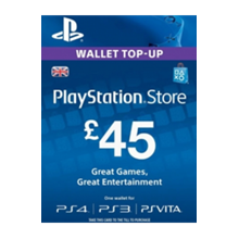 🔶PSN 45 Pounds(GBP) UK [Top-Up Wallet] Official Isnta