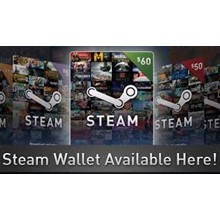 STEAM WALLET GIFT CARD 0.99$ GLOBAL BUT NO ARG AND TL