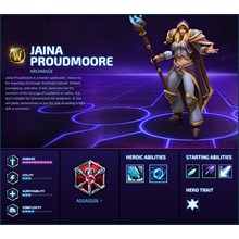 Heroes of the Storm: Jaina Proudmoore Hero HOTS